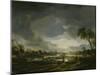 Moonlit Landscape-Aert van der Neer-Mounted Giclee Print