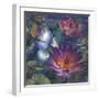 Moonlit Lily Pond-Bill Jackson-Framed Giclee Print