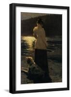 Moonlit Night, 1896-Ilya Yefimovich Repin-Framed Premium Giclee Print