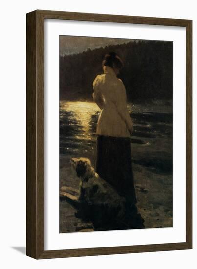 Moonlit Night, 1896-Ilya Yefimovich Repin-Framed Giclee Print