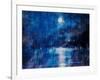 Moonlit night (Evening in Ascona). 1937-Christian Rohlfs-Framed Giclee Print