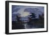 moonlit night, Teufelsmoor. About 1900-Otto Modersohn-Framed Giclee Print