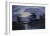 moonlit night, Teufelsmoor. About 1900-Otto Modersohn-Framed Giclee Print