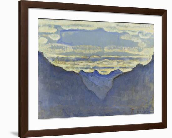 Moonlit Night-Ferdinand Hodler-Framed Giclee Print