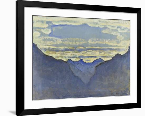 Moonlit Night-Ferdinand Hodler-Framed Giclee Print