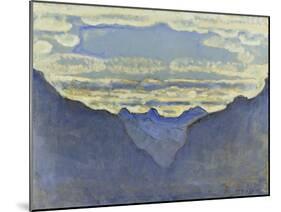 Moonlit Night-Ferdinand Hodler-Mounted Giclee Print