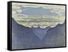 Moonlit Night-Ferdinand Hodler-Framed Stretched Canvas