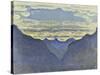 Moonlit Night-Ferdinand Hodler-Stretched Canvas