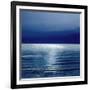 Moonlit Ocean Blue II-Maggie Olsen-Framed Art Print
