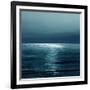 Moonlit Ocean Teal II-Maggie Olsen-Framed Art Print
