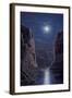 Moonlit Pass-R.W. Hedge-Framed Giclee Print