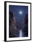 Moonlit Pass-R.W. Hedge-Framed Giclee Print