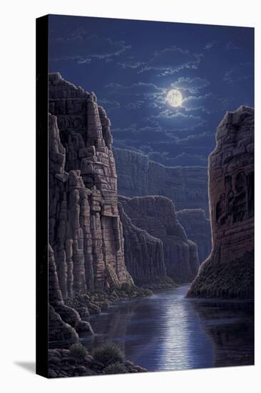 Moonlit Pass-R.W. Hedge-Stretched Canvas
