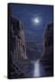 Moonlit Pass-R.W. Hedge-Framed Stretched Canvas