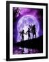 Moonlit Path-Julie Fain-Framed Art Print