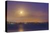 Moonlit Pier-Chris Moyer-Stretched Canvas