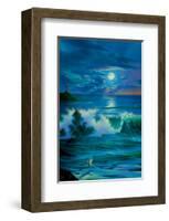 Moonlit Romance-Jim Warren-Framed Premium Giclee Print