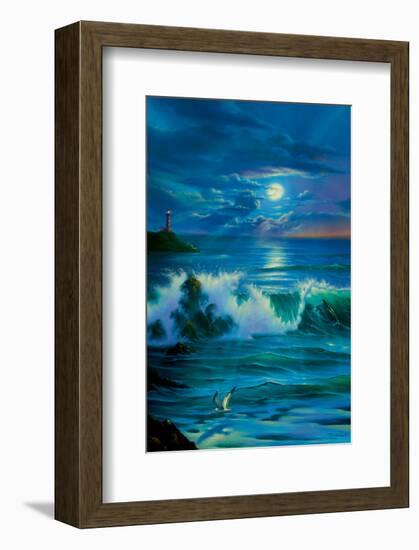 Moonlit Romance-Jim Warren-Framed Premium Giclee Print