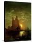 Moonlit Scene-Moran-Stretched Canvas