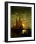 Moonlit Scene-Moran-Framed Giclee Print