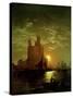 Moonlit Scene-Moran-Stretched Canvas