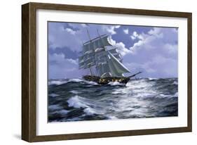 Moonlit Seas, 2009-James Brereton-Framed Giclee Print