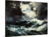 Moonlit Shipwreck at Sea Thomas Moran (1837-1926), 1901-Thomas Moran-Stretched Canvas