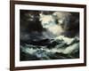 Moonlit Shipwreck at Sea Thomas Moran (1837-1926), 1901-Thomas Moran-Framed Giclee Print