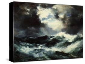 Moonlit Shipwreck at Sea Thomas Moran (1837-1926), 1901-Thomas Moran-Stretched Canvas