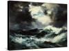 Moonlit Shipwreck at Sea Thomas Moran (1837-1926), 1901-Thomas Moran-Stretched Canvas