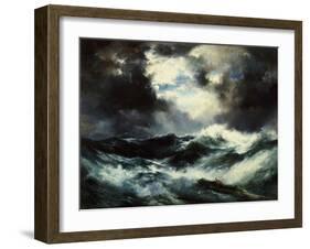 Moonlit Shipwreck at Sea Thomas Moran (1837-1926), 1901-Thomas Moran-Framed Giclee Print