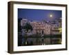 Moonlit View of Gangaur Ghat, with Old City Gateway, Udaipur, Rajasthan State, India-Richard Ashworth-Framed Photographic Print