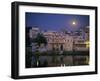 Moonlit View of Gangaur Ghat, with Old City Gateway, Udaipur, Rajasthan State, India-Richard Ashworth-Framed Photographic Print