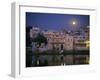 Moonlit View of Gangaur Ghat, with Old City Gateway, Udaipur, Rajasthan State, India-Richard Ashworth-Framed Photographic Print