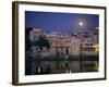 Moonlit View of Gangaur Ghat, with Old City Gateway, Udaipur, Rajasthan State, India-Richard Ashworth-Framed Photographic Print