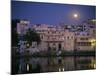 Moonlit View of Gangaur Ghat, with Old City Gateway, Udaipur, Rajasthan State, India-Richard Ashworth-Mounted Photographic Print