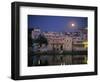 Moonlit View of Gangaur Ghat, with Old City Gateway, Udaipur, Rajasthan State, India-Richard Ashworth-Framed Photographic Print