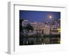 Moonlit View of Gangaur Ghat, with Old City Gateway, Udaipur, Rajasthan State, India-Richard Ashworth-Framed Photographic Print