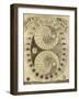 Moonphases-Vintage Apple Collection-Framed Giclee Print