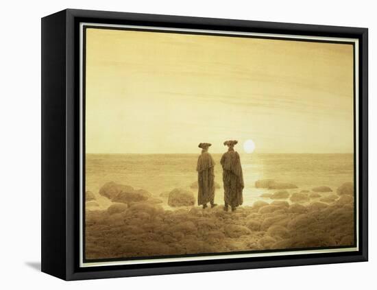 Moonrise, 1835-7-Caspar David Friedrich-Framed Stretched Canvas