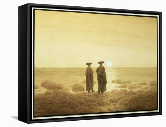 Moonrise, 1835-7-Caspar David Friedrich-Framed Stretched Canvas