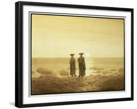 Moonrise, 1835-7-Caspar David Friedrich-Framed Giclee Print