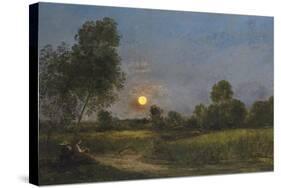 Moonrise, 1887-Charles Francois Daubigny-Stretched Canvas