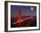 Moonrise above the Golden Gate Bridge, Marin, California-Josh Anon-Framed Photographic Print