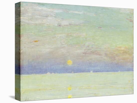 Moonrise at Sunset, Cape Ann, 1892-Childe Hassam-Stretched Canvas