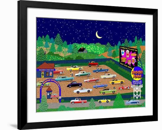 Moonrise Drive-In-Mark Frost-Framed Giclee Print