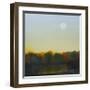 Moonrise-Footbridge at White Rock-Cap Pannell-Framed Art Print