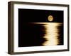 Moonrise, Haro Strait Vancouver-David Nunuk-Framed Photographic Print