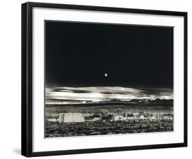 Moonrise, Hernandez-Ansel Adams-Framed Art Print