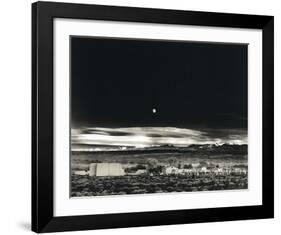 Moonrise, Hernandez-Ansel Adams-Framed Art Print